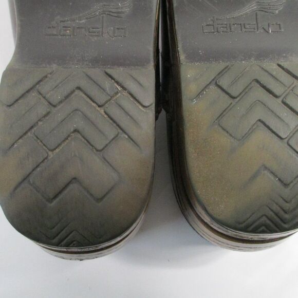 Dansko Brown Leather Professional Comfort Slip-On Clog Size EUR 39 US 8.5 - Picture 14 of 16